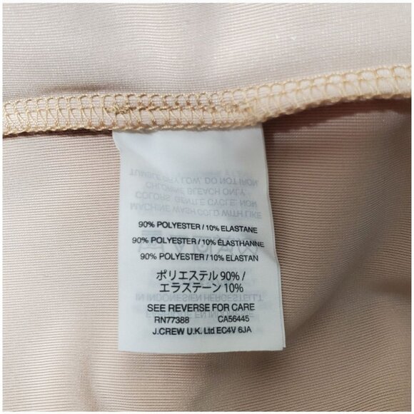 Madewell Womens Velvet Short Sleeve Mock Neck Top Blush Pink size Small - Picture 8 of 10